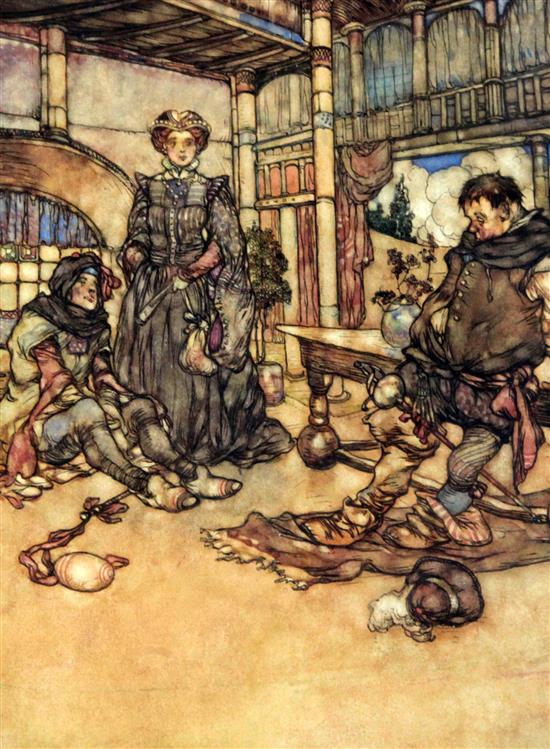 Stephen Baghot de la Bere (1877-1927) Sir Toby Belch, Act I, Scene V, Twelfth Night, 10.5 x 7.5in.
